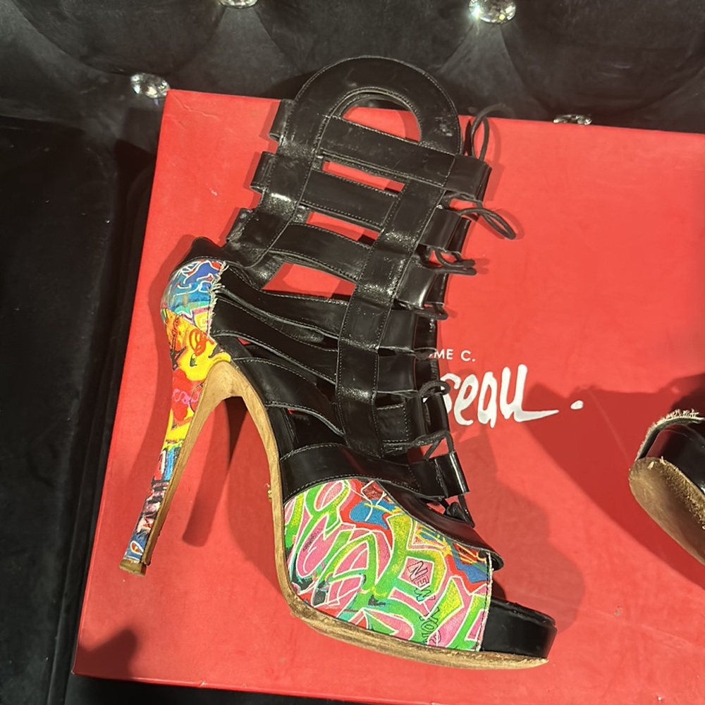 Jerome Rousseau Graffiti Sandals Extase Vintage